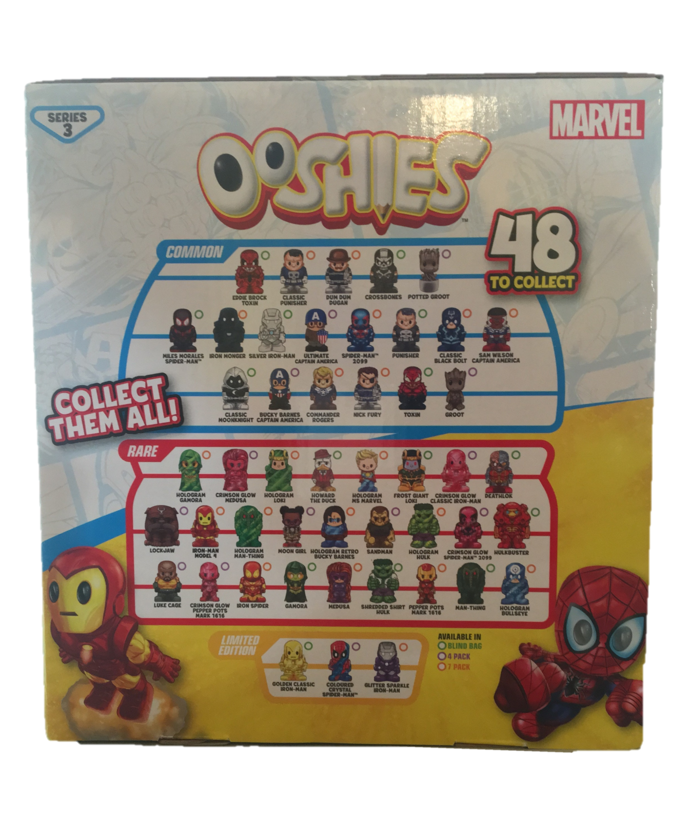 ooshies marvel list