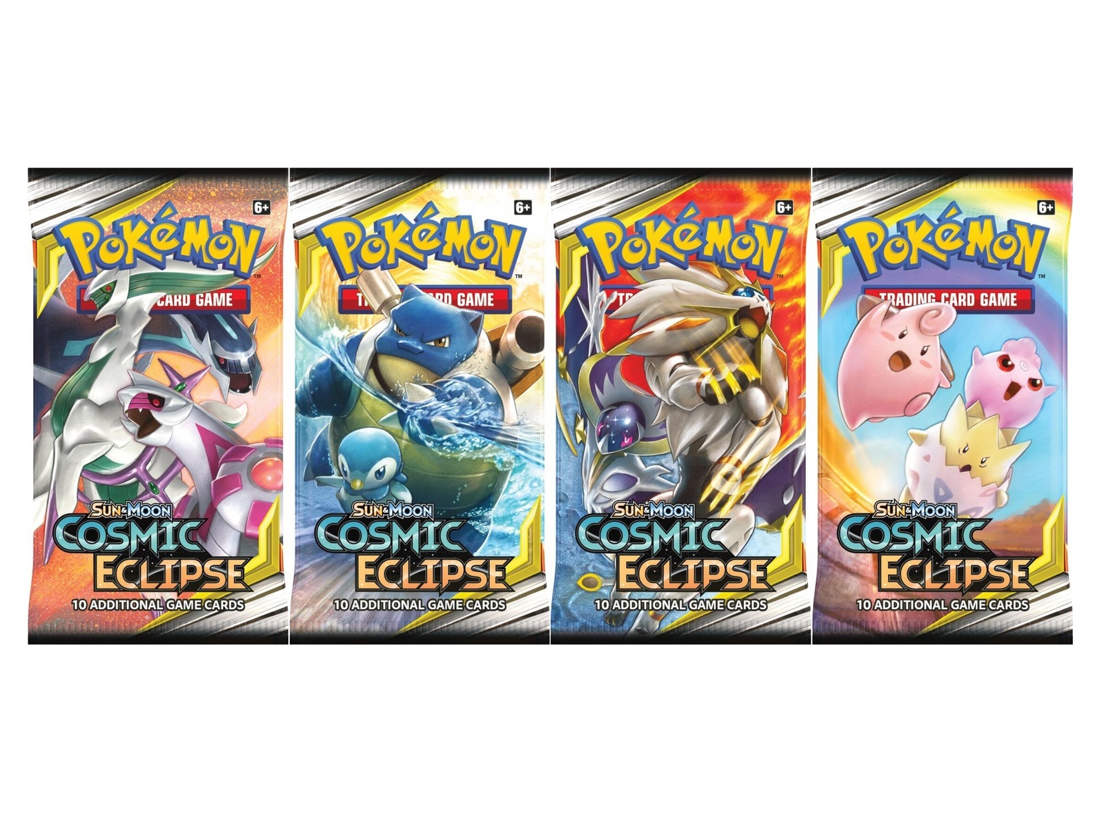 Pokemon Tcg Sun And Moon Cosmic Eclipse 4 Booster Packs