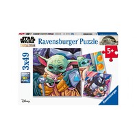 Ravensburger Star Wars The Mandalorian Grogu Moments 3x49pc Puzzle Pack