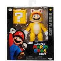 Jakks Pacific Nintendo Super Mario Bros Movie Cat Mario 5" Action Figure