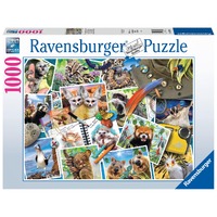 Ravensburger A Traveler’s Animal Journal 1000pc Puzzle