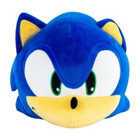 TOMY Club Mocchi Mocchi Sonic the Hedgehog Sonic Head Mega 15-Inch Plush