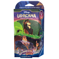 Ravensburger Disney Lorcana TCG Set-5 Shimmering Skies Starter Deck Emerald & Steel