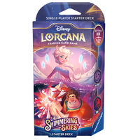 Ravensburger Disney Lorcana TCG Set-5 Shimmering Skies Starter Deck Amethyst & Ruby