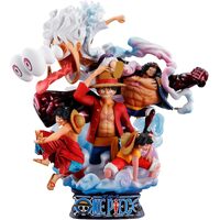 MegaHouse One Piece Petitrama Series DX Logbox Re Birth 02 Luffy Special Figure