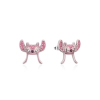 Couture Kingdom Disney Lilo and Stitch Crystal Angel WGP Stud Earrings