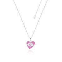 Couture Kingdom Disney Mickey Mouse Heart Enamel Necklace