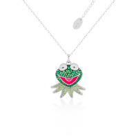 Couture Kingdom Disney The Muppets Kermit Crystal WGP Necklace