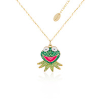 Couture Kingdom Disney The Muppets Kermit Crystal YGP Necklace