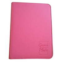 Game Mate Diamond Series Premium 9 Pocket Zippered Pink Card Binder