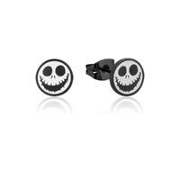 Couture Kingdom Disney The Nightmare Before Christmas Jack Skellington Face Enamel Stud Earrings