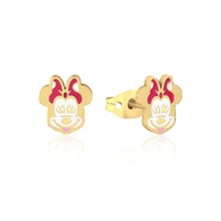 Couture Kingdom Disney Minnie Mouse YGP Enamel Stud Earrings