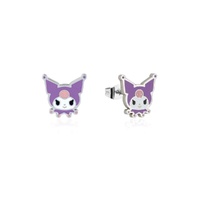 Couture Kingdom Sanrio Kuromi Enamel Stud Earrings