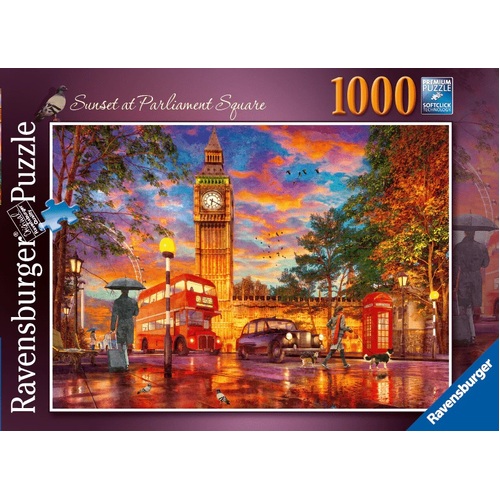 Ravensburger Sunset at Parliament Square London 1000pc Puzzle