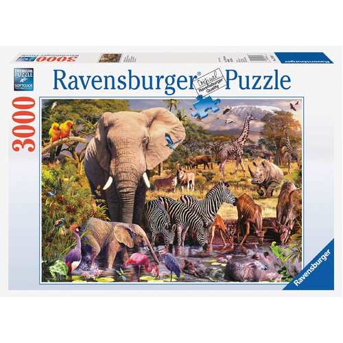 Ravensburger African Animal World Puzzle 3000pc Puzzle