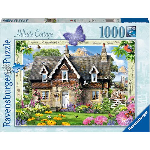 Ravensburger Hillside Cottage 1000pc Puzzle