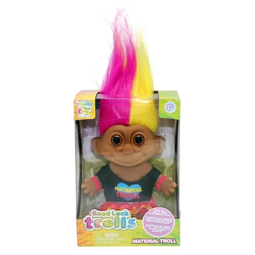 Headstart Good Luck Trolls 65th Anniversary Material Troll Figure