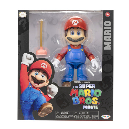 Jakks Pacific Nintendo Super Mario Bros Movie Mario 5" Figure