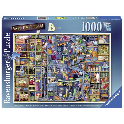 Ravensburger Awesome Alphabet B Puzzle 1000pc Puzzle