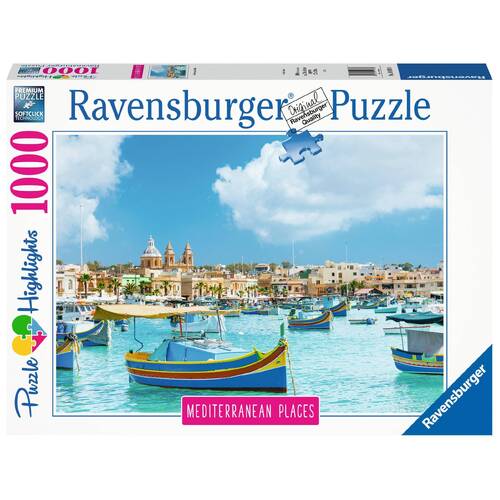 Ravensburger Mediterranean Malta 1000pc Puzzle