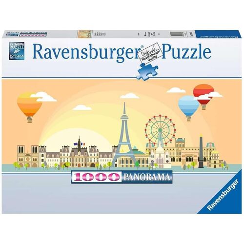 Ravensburger A Day in Paris 1000pc Puzzle