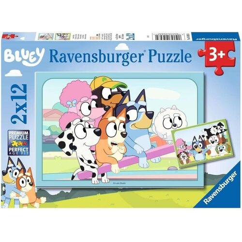 Ravensburger Bluey Fun with Bluey 2x12pc Puzzle