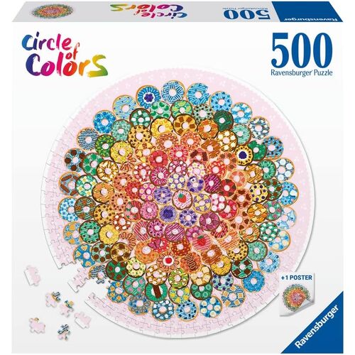 Ravensburger Circle of Colors Donuts 500pc Puzzle