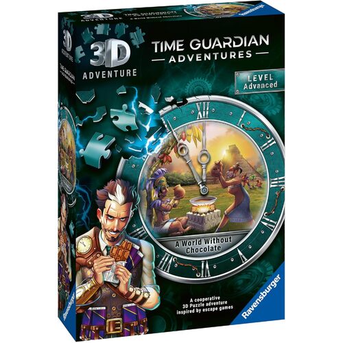 Ravensburger Time Guardian Adventures A World Without Chocolate 216pc 3D Puzzle Game