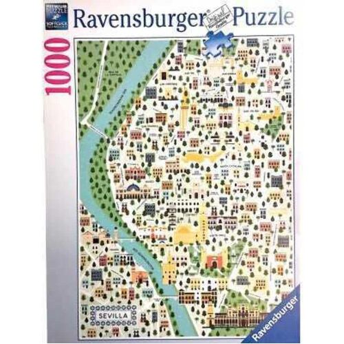 Ravensburger Map of Seville 1000pc Puzzle