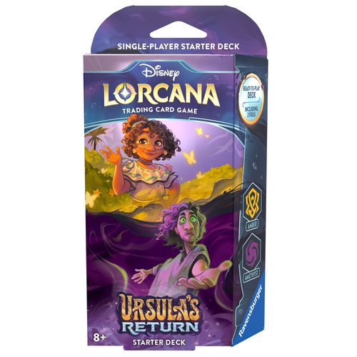 Ravensburger Disney Lorcana TCG Set-4 Ursula's Return Starter Deck Amber & Amethyst