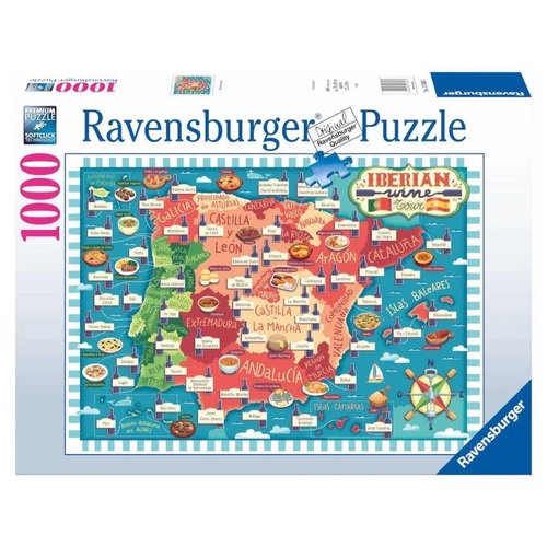 Ravensburger Iberian Wine Tour 1000pc Puzzle