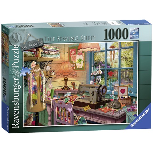 Ravensburger My Haven No 2 The Sewing Shed 1000pc Puzzle