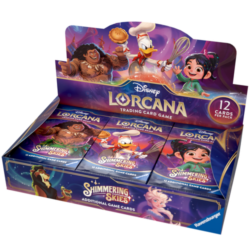 Ravensburger Disney Lorcana TCG Set-5 Shimmering Skies Booster Box. 24 Booster Packs!