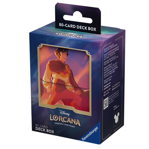 Ravensburger Disney Lorcana TCG Set-5 Shimmering Skies Aladdin Deck Box