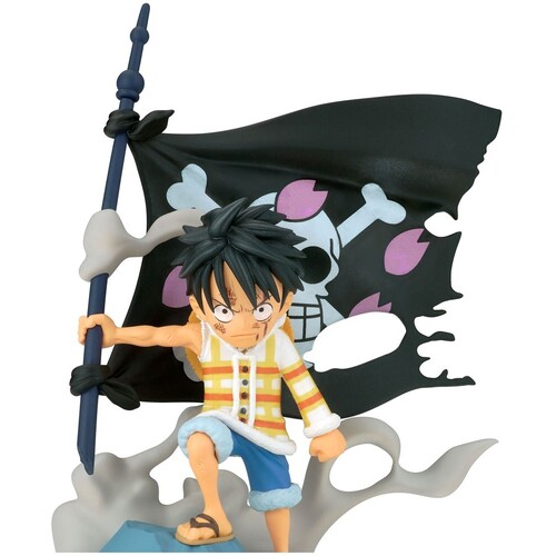 Banpresto World Collectable Figure One Piece Log Stories Monkey D. Luffy Figure