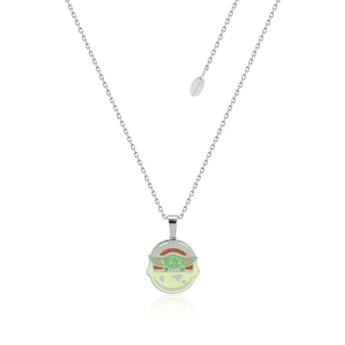 Couture Kingdom Star Wars The Mandalorian Grogu Enamel Necklace