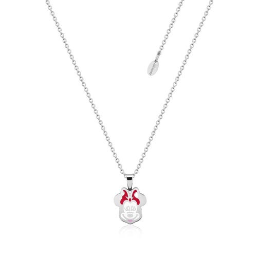 Couture Kingdom Disney Minnie Mouse Head Enamel Necklace