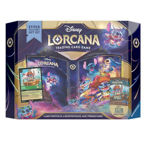 Ravensburger Disney Lorcana TCG Set-6 Azurite Sea Stitch Collector's Gift Set