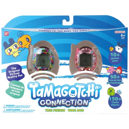 Bandai Tamagotchi True Friends Connection Blue Graffiti and Pink Graffiti Digital Pet Set