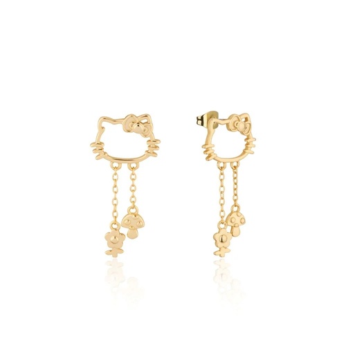 Couture Kingdom Sanrio Hello Kitty Outline YGP Stud Earrings