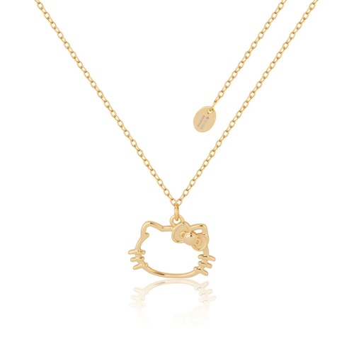 Couture Kingdom Sanrio Hello Kitty Outline YGP Precious Metal Necklace