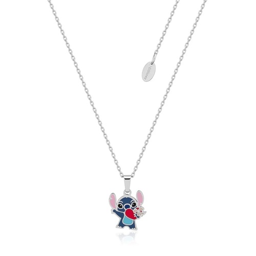 Couture Kingdom Disney Lilo and Stitch Heart Enamel Necklace