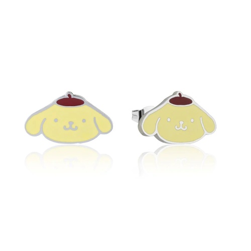 Couture Kingdom Sanrio Pompompurin Enamel Stud Earrings