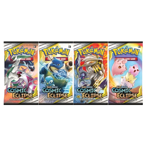 Pokemon Tcg Sun And Moon Cosmic Eclipse 4 Booster Packs