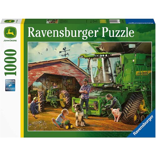 Ravensburger John Deere Then and Now 1000pc Puzzle